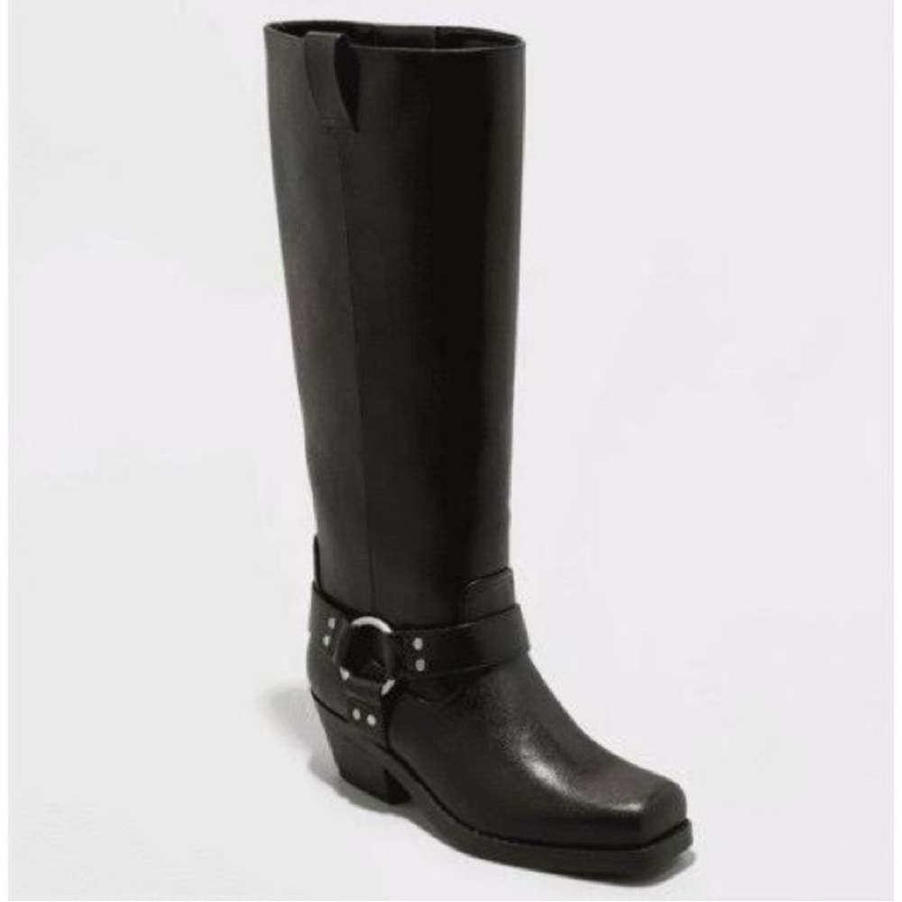 Universal Thread Oakley Black Knee-High Boots